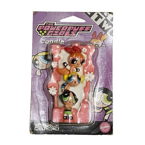 Powerpuff Girls Birthday Candle Bougie Party Cake Topper Cartoon Network 2001